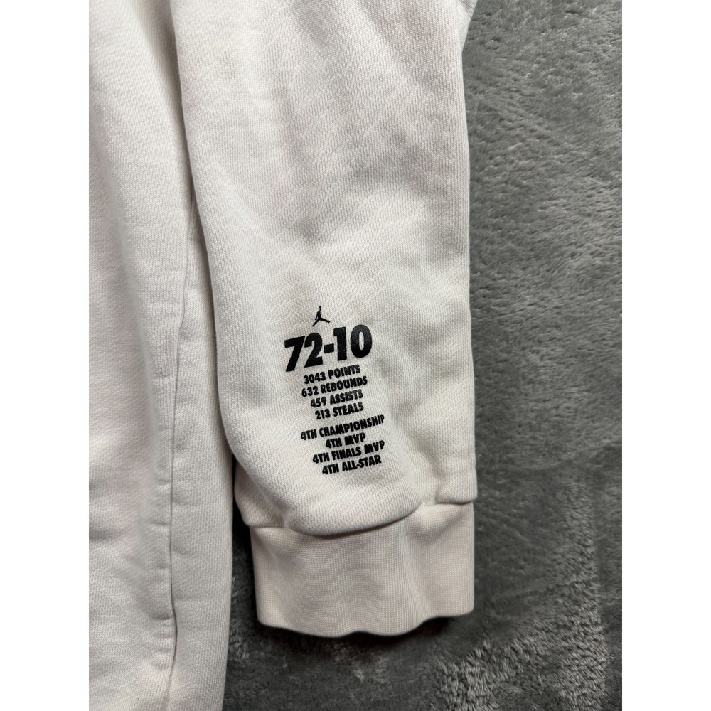 Jordan 72-10 Hoodie Mens XXL Gray White Colorblock 1995/96 Jumpman - Picture 5 of 10